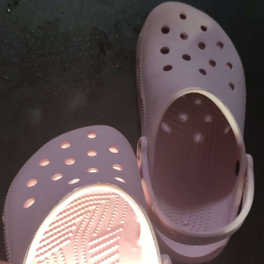 Pink J3 Crocs